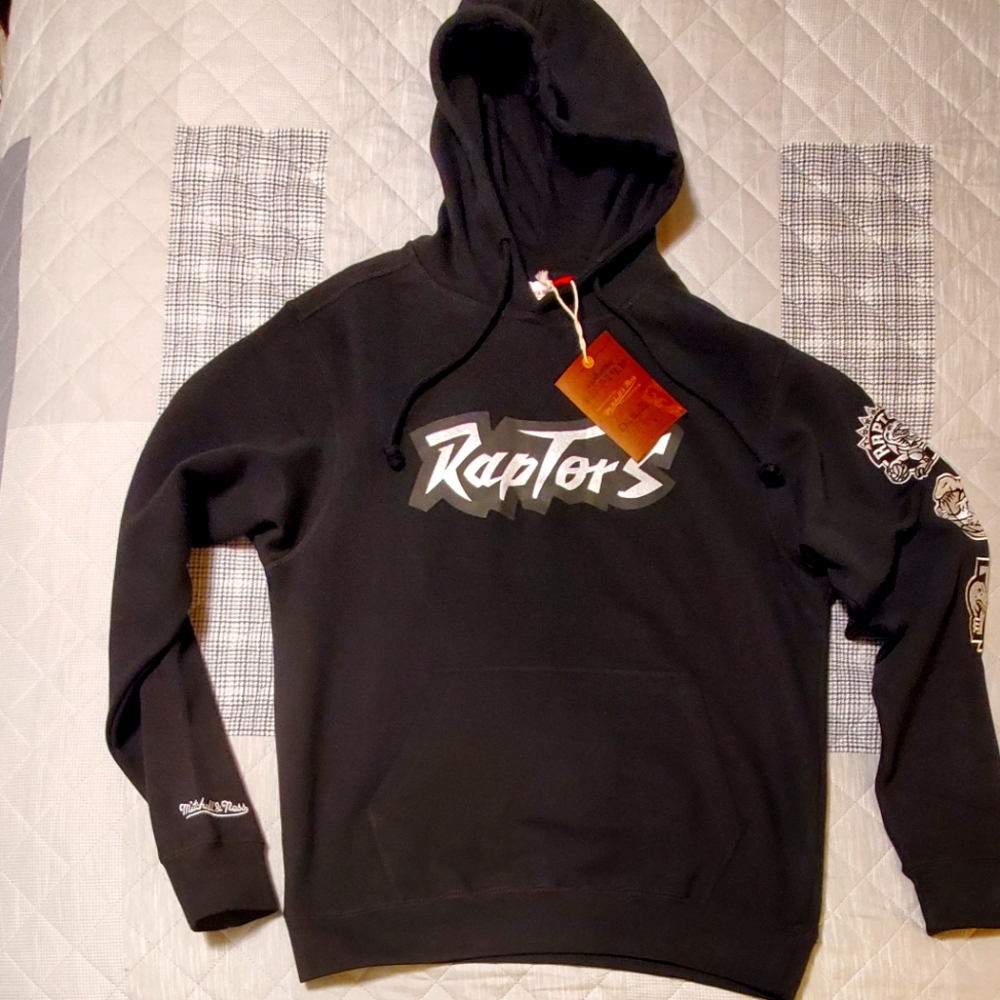 COPY - Brand New Raptors  Mitchell&Ness hoodie,Men L